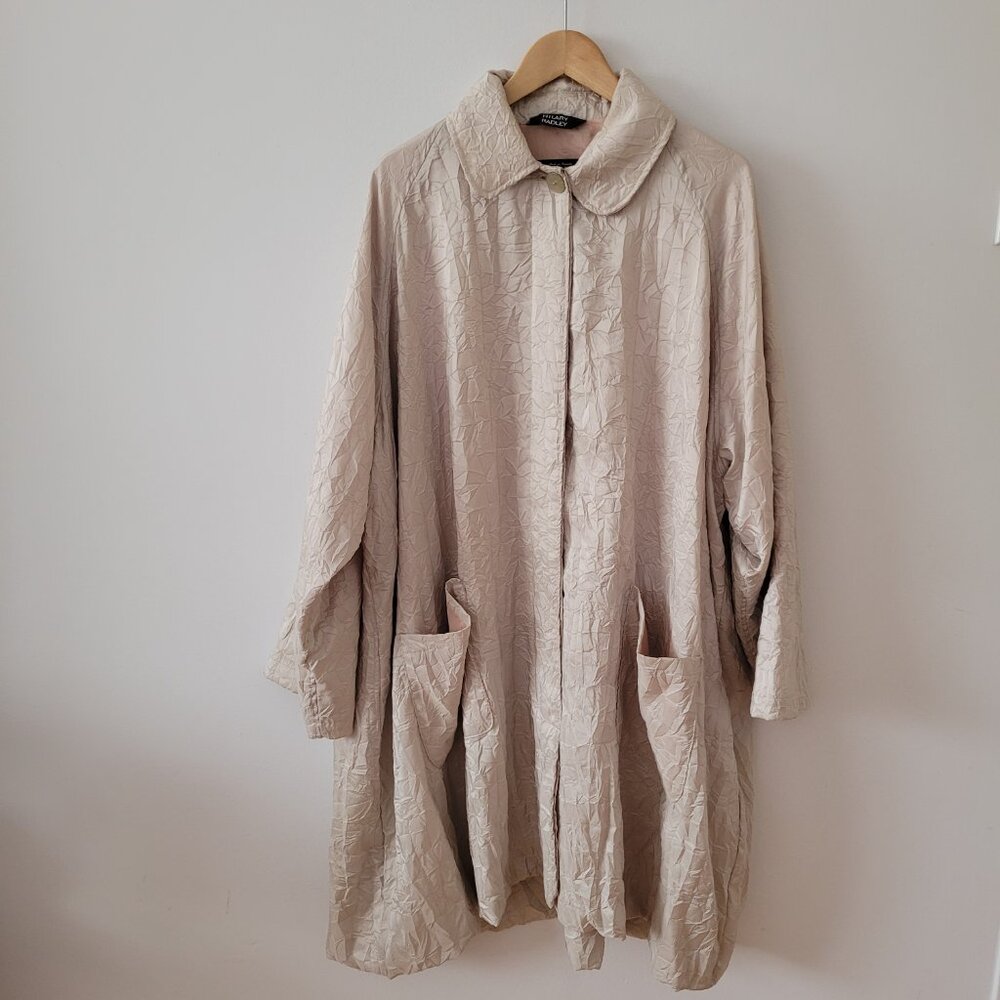 Vintage Made in Canada Hilary Radley Crinkle Coat-Size 10
